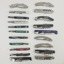 Advertising Bar Tool Corkscrew Lot Wine Bottle Opener Tool Knife 20, used for sale  Shipping to South Africa