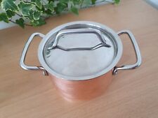 Waitrose Mini Copper Stock Pot, used for sale  Shipping to South Africa