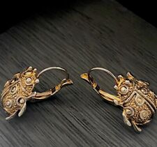 Pierced earrings gold for sale  Hawkins