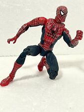 Figura de acción ToyBiz 2004 Super Poseable Spider-Man 2 película 6"" imán pies rara segunda mano  Embacar hacia Argentina