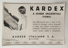 Pubblicita kardex schedari usato  Ferrara