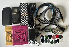 Electric Guitar Accessories LOT- Cables, Straps, Tuner, Strings, 9V PWR & Picks for sale  Shipping to South Africa