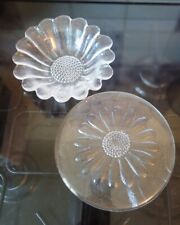 Glass daisy bowl for sale  NEATH