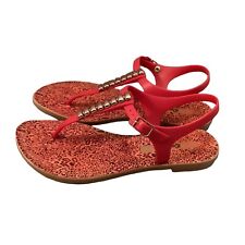 Usado, Sandálias tanga vermelha Grendha estampa de açaí tamanho 7,5 Eur 38 comprar usado  Enviando para Brazil