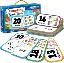 Rompecabezas de números juegos de matemáticas de jardín de infantes - rompecabezas de números coincidentes - número de aprendizaje segunda mano  Embacar hacia Argentina