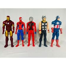 Usado, Figura Lof of 5 Avengers Capitán América Thor Ant Man Spiderman Ironman Marvel 12 segunda mano  Embacar hacia Argentina