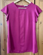 Pink ruffle blouse for sale  WOLVERHAMPTON