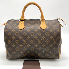 Usado, Autêntica bolsa Louis Vuitton monograma Speedy 30 M41526 EE040121 comprar usado  Enviando para Brazil