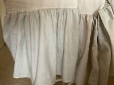 king sz white bedskirt for sale  Brasstown