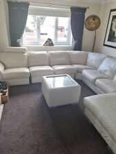 barker and stonehouse leather sofa  sectional corner suite , used for sale  MIDDLESBROUGH