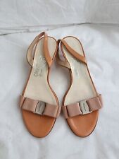 Sandálias de luxo Salvatore Ferragamo femininas couro envernizado Vara Bow 6,5B comprar usado  Enviando para Brazil