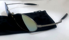 ÓCULOS DE SOL RARO OAKLEY E WIRE GEN 1 armação prata clara com lentes espelhadas douradas comprar usado  Enviando para Brazil