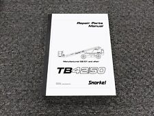 Used, Snorkel TB42 TB50 Aerial Boom Lift Repair Parts Catalog Manual Feb 2001-After for sale  Fairfield
