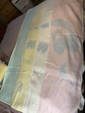 Cotton nursery blanket for sale  SWINDON