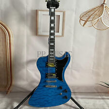 Blue electric guitar for sale  Shipping to Ireland