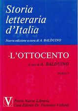 Storia letteraria d'italia - l'ottocento tomo 3 - balduino piccin 1997 usato  Bastia Umbra