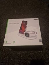 Belkin 3-in-1 Wireless Charger,  Charging Stand Dock, Lightweight Design, White for sale  Shipping to South Africa