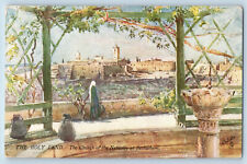 Cartão postal de Israel Igreja da Natividade em Belém Terra Santa c1910 Oilette Tuck Art, usado comprar usado  Enviando para Brazil