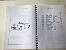 Spares parts catalog for sale  CHICHESTER