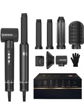 Ukliss 7 em 1 Pro Secador de Cabelo Alta Velocidade Curler Pente Soprador Escova com Diamantes AE comprar usado  Enviando para Brazil