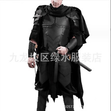 Fantasia de samurai medieval meia armadura corpo couro encadernado para vestir Halloween comprar usado  Enviando para Brazil