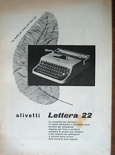 Pubblicita olivetti lettera usato  San Giovanni La Punta