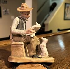 Estatueta de porcelana Price Imports Japan Old Man And His Dog  comprar usado  Enviando para Brazil