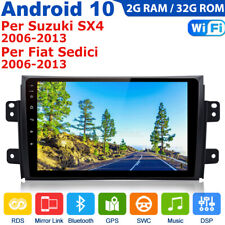 2G/32G 9" Android Autoradio GPS Navi Bluetooth WIFI Per Suzuki SX4 2006-2013 DAB usato  Spedire a Italy