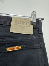 Vintage! Jeans masculino EDWIN preto slim fit skinny com zíper tamanho W27/L30 comprar usado  Enviando para Brazil