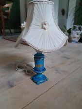 Lámpara de mesa de cerámica estilo Zaccagnini turquesa segunda mano  Embacar hacia Argentina