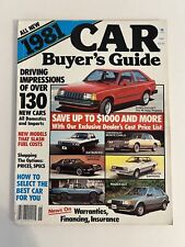 1981 car buyer for sale  Sun City West