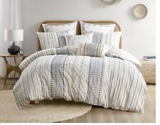 INK+IVY II10-1275 Comforter Chenille Tufted All Season Modern Boho King 3Pcs for sale  Shipping to South Africa
