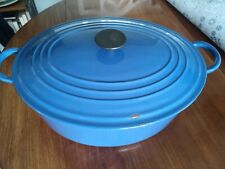 Creuset blue oval for sale  HAYLING ISLAND