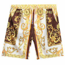 Pantalones cortos de playa cortos transpirables sueltos informales de impresión de playa estilo de lujo para hombre, usado segunda mano  Embacar hacia Mexico