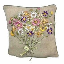 Embroidered ribbon flower for sale  Forest Grove