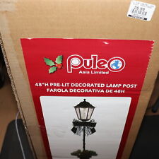 post lamp prelit decorated for sale  Chillicothe