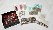 Lot of Micro Seed Beads Sequins Pearl pins Broach Embellishments Craft Sewing for sale  Shipping to South Africa
