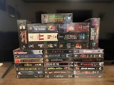 VHS Stephen King Horror Lot 30 Titles Many Still Sealed Carrie Cujo Misery comprar usado  Enviando para Brazil