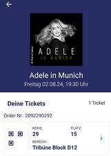 Adele livekonzert münchen gebraucht kaufen  Königsbronn