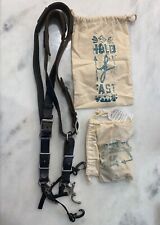 HoldFast Gear MoneyMaker Two-Camera Harness Leather, Skinny 1 Inch Black for sale  Shipping to South Africa