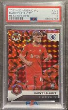 2021-22 Panini Mosaic Premier League Harvey Elliott Reactive Red SP RC - PSA 9 for sale  Shipping to South Africa