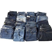 Lote de 5 Jeans Feminino Misto Várias Marcas Tamanhos Azul Skinny Caixa de Revenda Atacado comprar usado  Enviando para Brazil