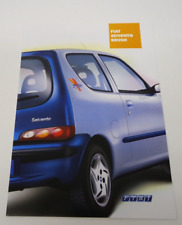 Broszura FIAT SEICENTO "Brush" MODEL SPECJALNY 2002 na sprzedaż  Wysyłka do Poland
