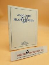 Annuaire francophonie 1977 gebraucht kaufen  Weinheim
