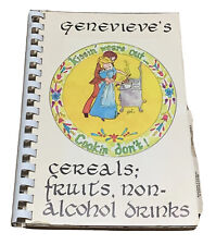Livro de receitas vintage Genevieve’s Cereals Fruits bebidas não alcoólicas Genevieve Sitarz comprar usado  Enviando para Brazil
