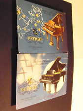 Petrof piano postcards d'occasion  Expédié en Belgium