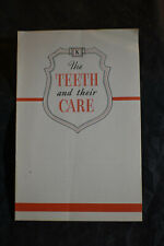 1940 Kolynos Creme Dental - The Teeth & Their Care Brochure, New Haven, CT comprar usado  Enviando para Brazil