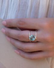 Used, Blue Topaz 925 Sterling Silver Ring Valentine Day Jewelry All Size SP-615 for sale  Shipping to South Africa