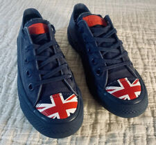 Lona Converse Chuck Taylor All Star Marina Union Jack Unisex Talla Baja M-3.5 W-5, usado segunda mano  Embacar hacia Argentina