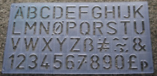 alphabet stencils for sale  SHEFFIELD